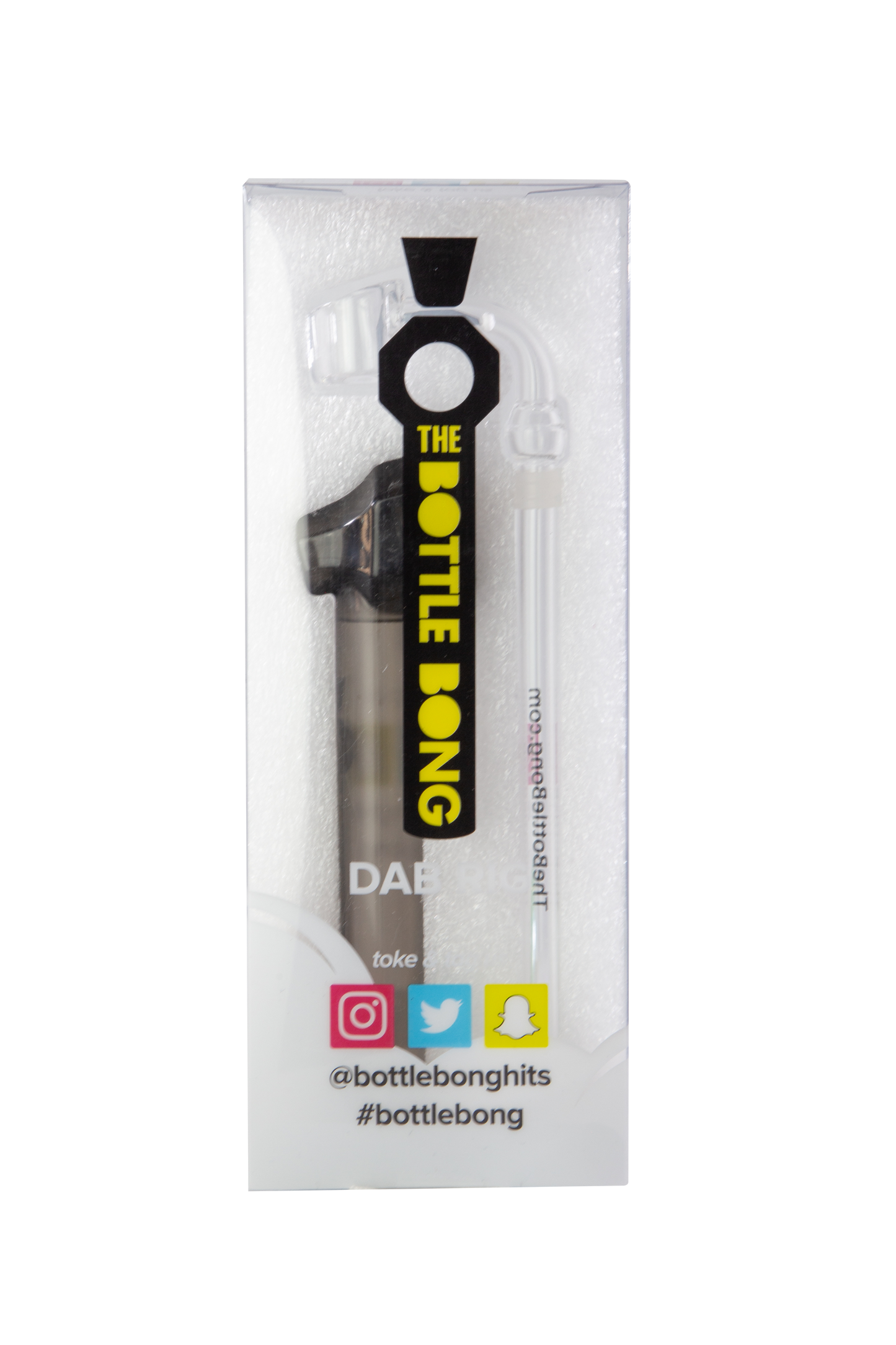 Bottle Bong Dab Rig - Black