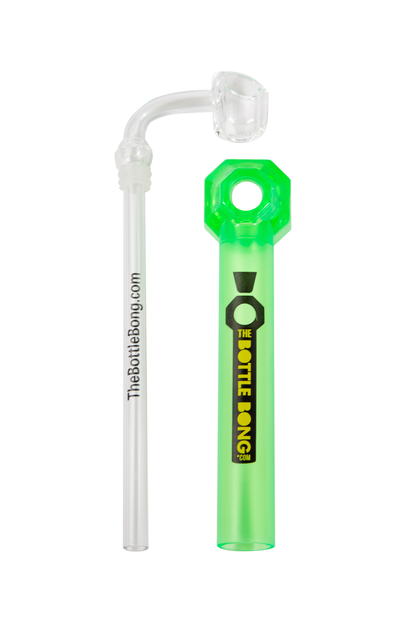 Bottle Bong Dab Rig -  Green