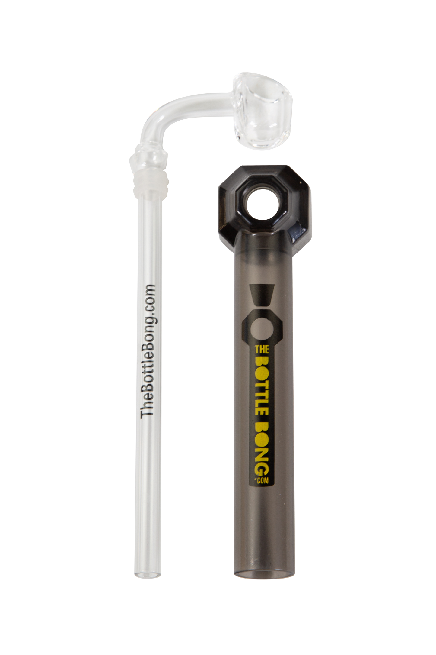 Bottle Bong Dab Rig - Black