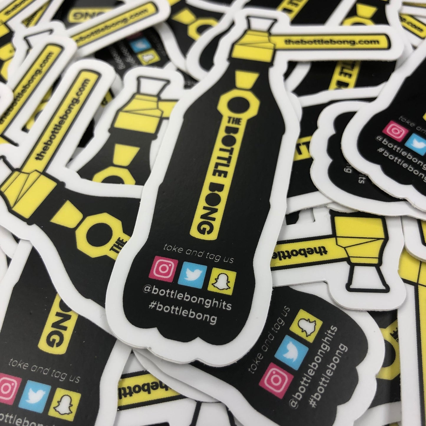 Stickers - The Bottle Bong (4 Pack)