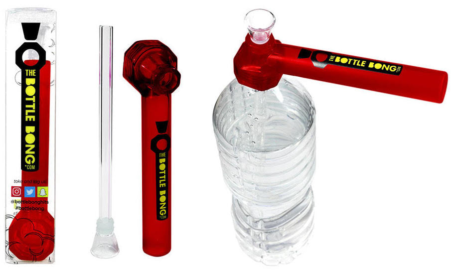 Bottle Bong - Red