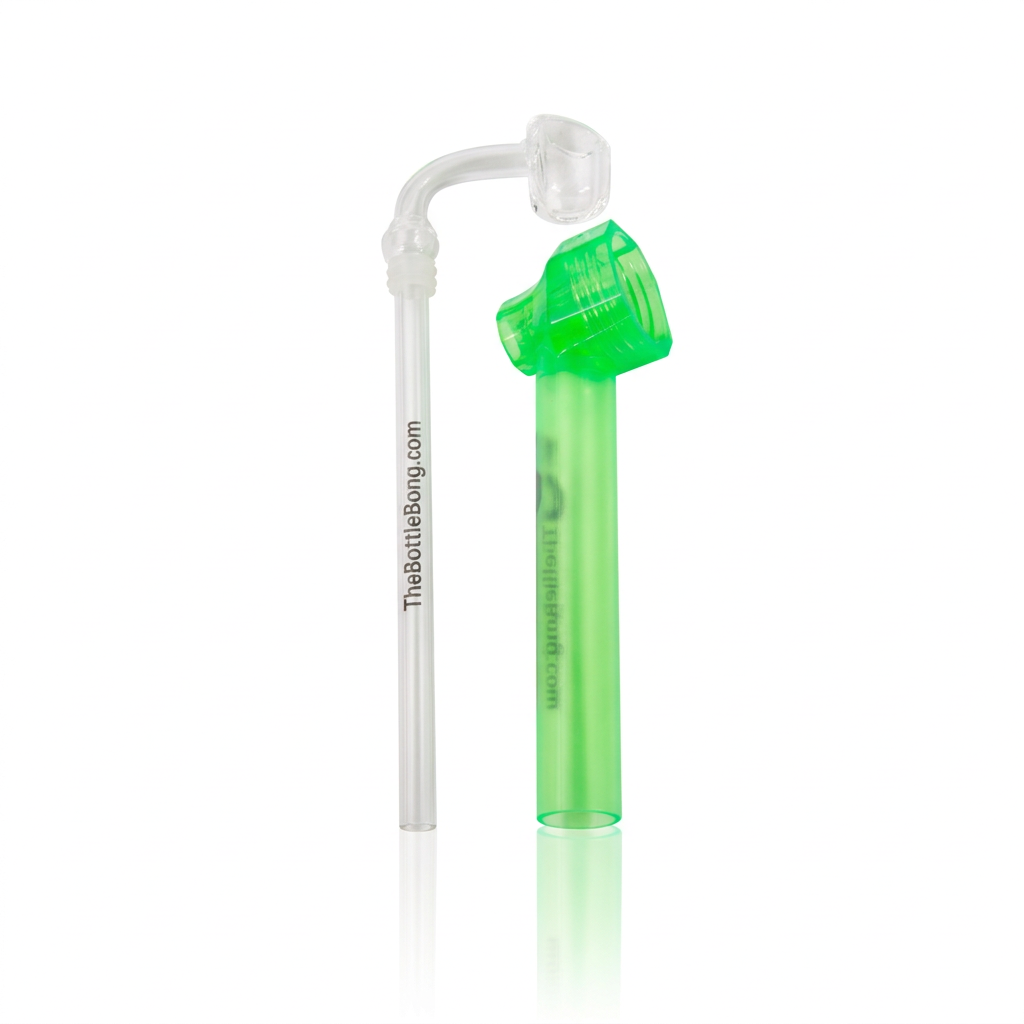 Bottle Bong Dab Rig -  Green