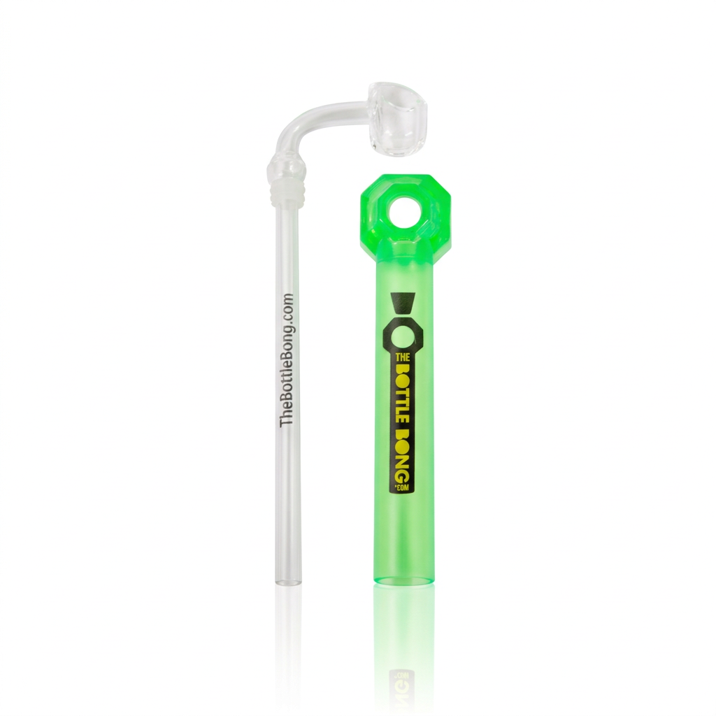 Bottle Bong Dab Rig -  Green