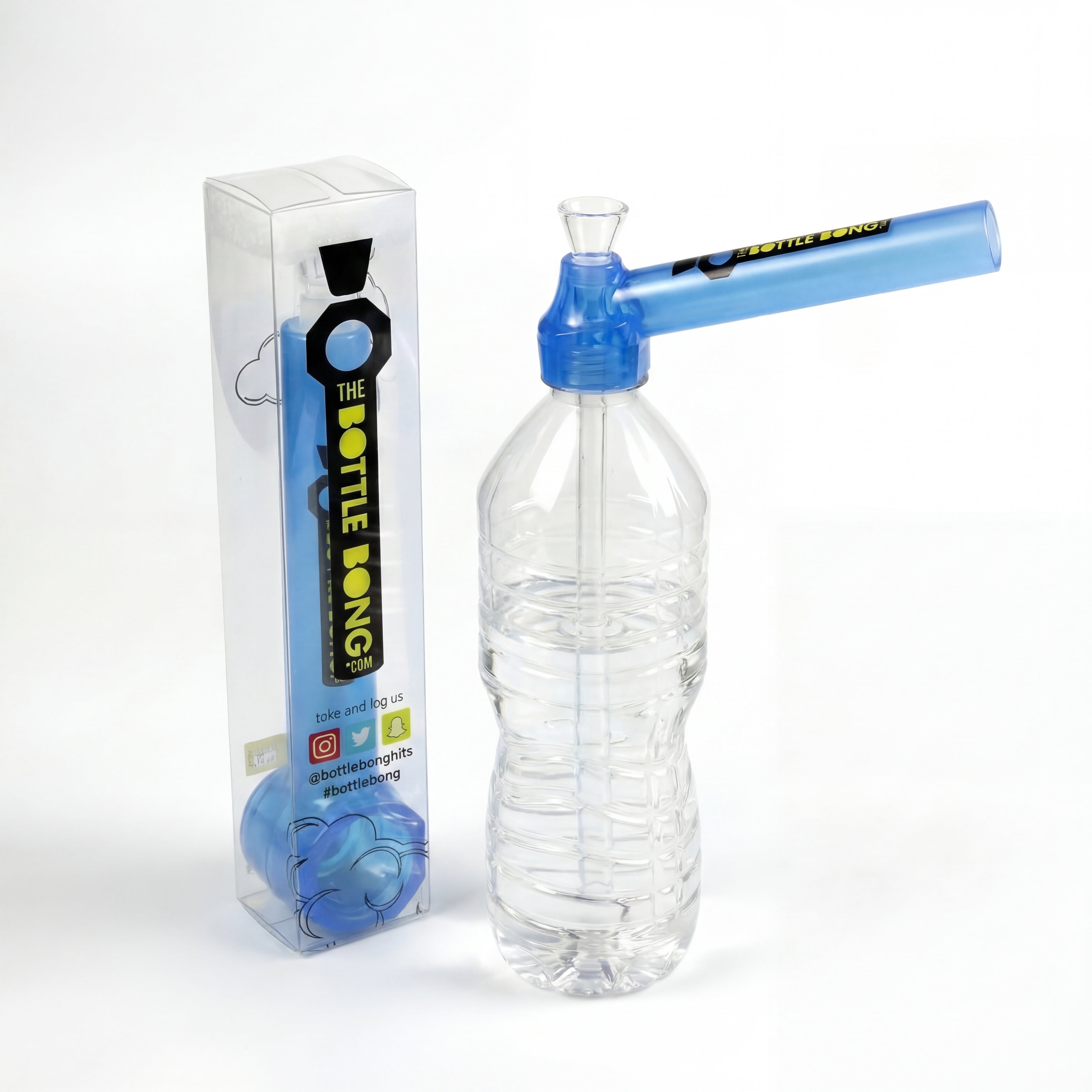 Bottle Bong -  Blue