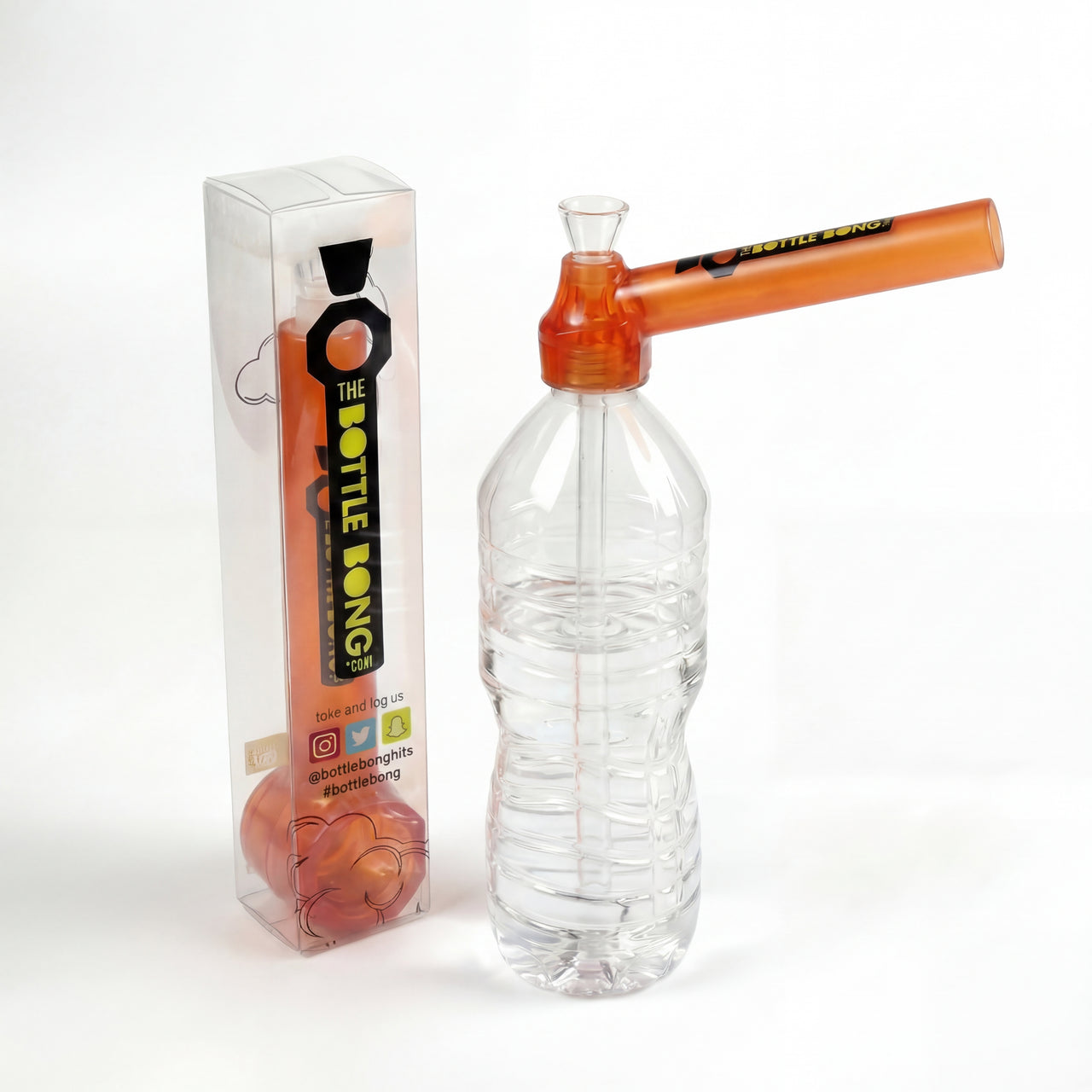 Bottle Bong -  Orange
